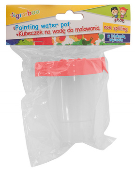 Kubeczek do wody GIMBOO, z blokadą wylania, 150ml, mix kolorów