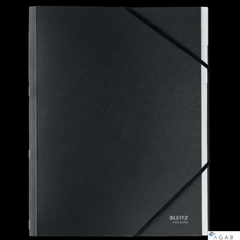 Teczka z przekładkami Recycle A4 6 przekładek, czarny Leitz, 39140095