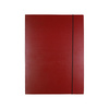 Teczka z gumką OFFICE PRODUCTS Natura, karton/lakier, A4, 300gsm, 3-skrz., mix kolorów