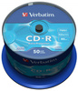 Płyta CD-R VERBATIM, 700MB, prędkość 52x, cake, 50szt., ekstra ochrona
