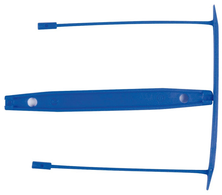 Klipsy archiwizacyjne Q-CONNECT E-Clip, grubość pliku max. 7cm, niebieski