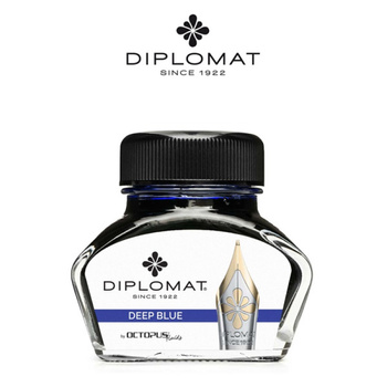 Atrament do piór wiecznych DIPLOMAT, w kałamarzu, 30 ml, ultramarine blue
