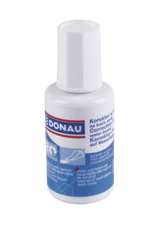 Korektor w płynie DONAU z aplikatorem, 20ml, na bazie wody