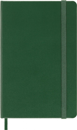 Notes MOLESKINE Classic P (9x14 cm) w linie, twarda oprawa, myrtle green, 192 strony, zielony