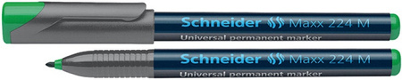 Foliopis permanentny SCHNEIDER Maxx 224, M, 1,0mm, zielony