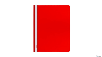 Skoroszyt A4+ PRESTIGE czerwony ST-05-01 twardy PVC 2x300mic BIURFOL