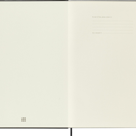 Notes MOLESKINE Classic A4 (21x29,7 cm) w linie, twarda oprawa, 192 strony, czarny