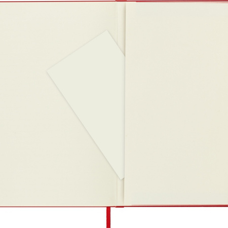 Notes MOLESKINE Classic L (13x21cm) w linie, twarda oprawa, 240 stron, czerwony