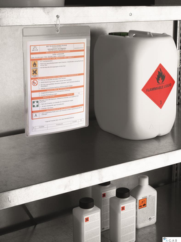 Obwoluta  A4 z klapką, z otworem do zaw. pion przezr.(10) 230719 DURABLE