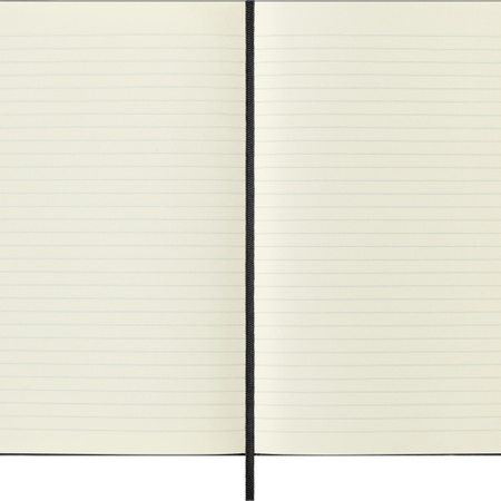 Notes MOLESKINE Classic edycja limitowana, twarda oprawa skórzana L (13x21 cm) w linie, czarny