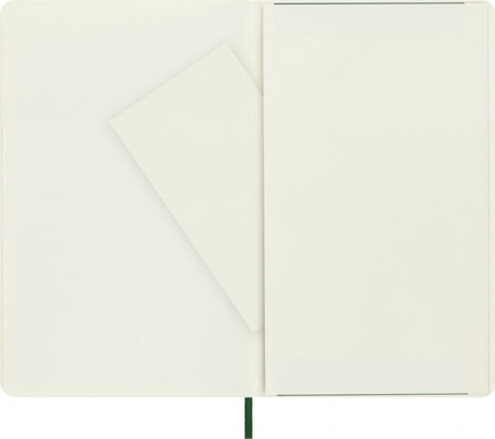 Notes MOLESKINE L (13x21cm) w kratkę, miękka oprawa, myrtle green, 192 strony, zielony