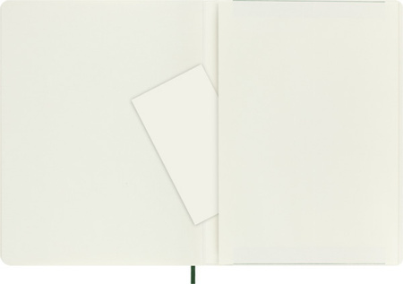 Notes MOLESKINE XL (19x25cm) w kropki, miękka oprawa, myrtle green, 192 strony, zielony
