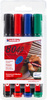 Marker permanentny e-330/4 EDDING, 1-5mm, 4 szt., mix kolorów