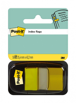 Zakładki indeksujące POST-IT® (680-5), PP, 25,4x43,2mm, 50 kart., żółte
