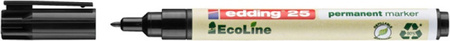 Marker permanentny e-25 EDDING ecoline, 1mm, czarny