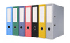 Segregator BASIC-S z szyną, PP, A4/75mm, żółty
