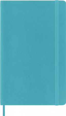 Notes MOLESKINE L (13x21 cm) w linie, miękka oprawa, reef blue, 192 strony, niebieski