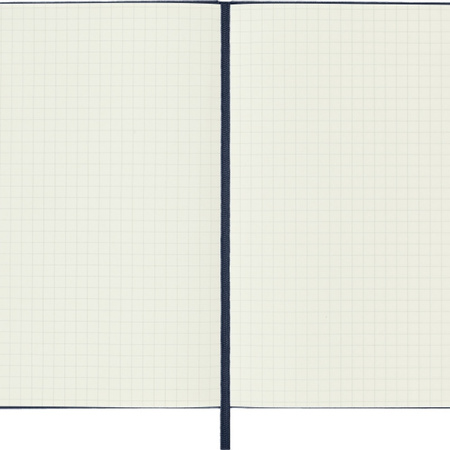 Notes MOLESKINE Classic M (11,5x18 cm) w kratkę, twarda oprawa, sapphire blue, 208 stron, niebieski