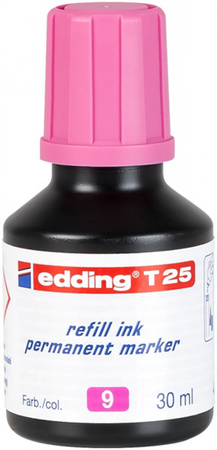 Tusz do uzupełniania markerów permanentnych e-T 25 EDDING, różowy
