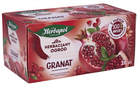 Herbata HERBAPOL Herbaciany Ogród, 20 torebek, granat