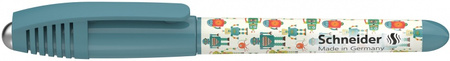 Pióro kulkowe SCHNEIDER Zippi Cool Robots, M, niebieskie