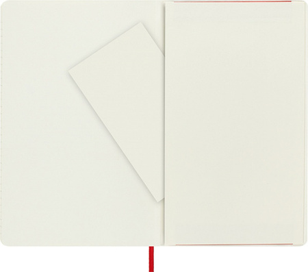 Notes MOLESKINE Classic L, 13x21cm, w linie, miękka oprawa, 192 strony, czerwony
