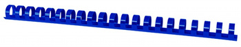 Grzbiety do bindowania OFFICE PRODUCTS, A4, 19mm (165 kartek), 100 szt., niebieskie