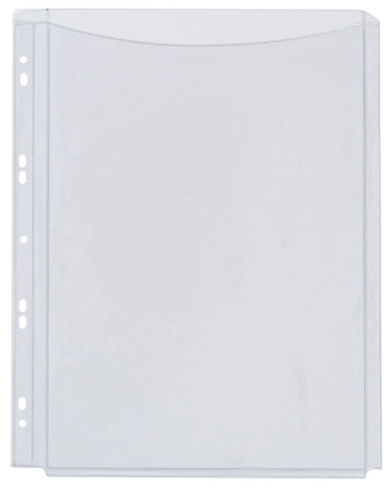 Koszulki na katalogi Q-CONNECT, PVC, A4, krystal, 180mikr., 5szt.