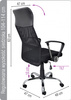 Fotel biurowy OFFICE PRODUCTS Corfu, czarny