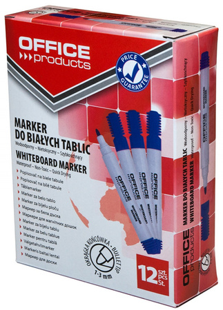 Marker do tablic OFFICE PRODUCTS, okrągły, 1-3mm (linia), niebieski