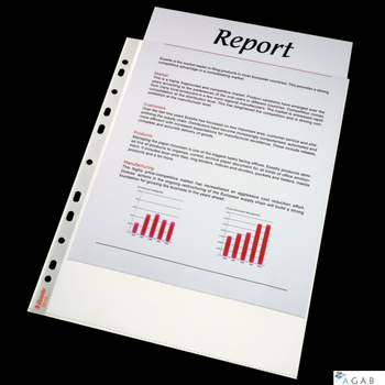 Koszulki krystaliczne A4 Esselte, 75 mic., 100 szt., 56113