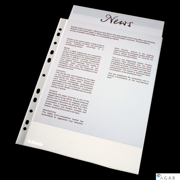 Koszulki groszkowe A4 Esselte, 43 mic., 25 szt., 56148 (X)