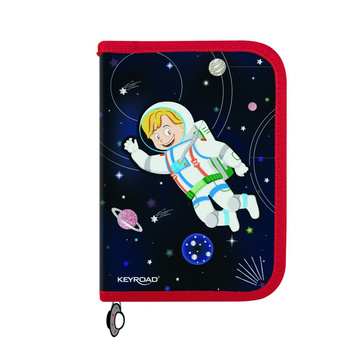 Piórnik KEYROAD, wyposażony, 42 elementy, mix kolorów