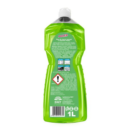 Płyn do mycia naczyń PUCEK, miętowy, 1000 ml