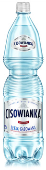 Woda CISOWIANKA, lekko gazowana, butelka plastikowa 1,5l
