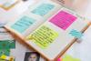 Karteczki samoprzylepne POST-IT® Super sticky, (6844-L-NB), 152x102mm, 45 kart., zawieszka, niebieskie