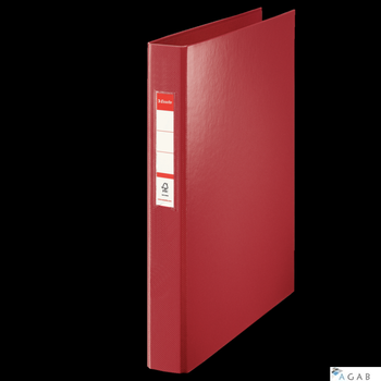 Segregator Esselte A4 z 4 kółkami, grzbiet 42 mm, bordowy, , 14464