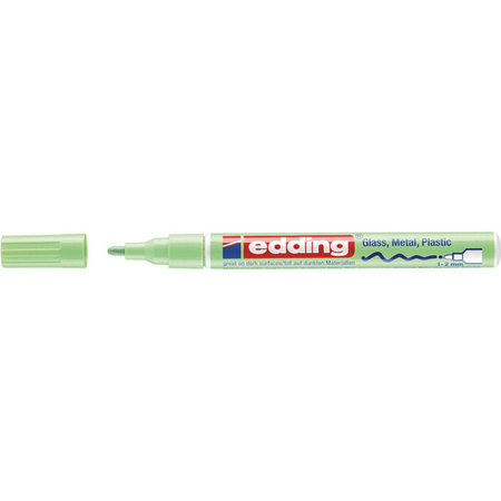 Marker olejowy połyskujący e-751 EDDING, 1-2 mm, zielony pastelowy