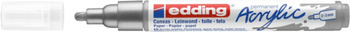 Marker akrylowy e-5100 EDDING, 2-3 mm, matowe srebro