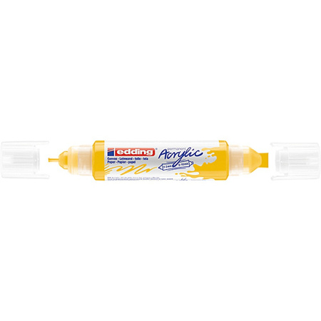 Marker akrylowy 3D e-5400 EDDING, podwójny, 2-3 mm, 5-10 mm, ciepły żółty