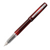 Pióro wieczne Platinum Prefounte Crimson Red, M, w plastikowym opakowaniu, na blistrze, bordowe