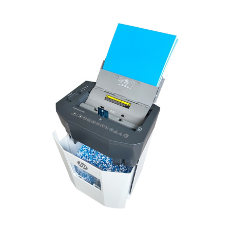 Niszczarka HP ONESHRED Auto 80CC, biało-szara
