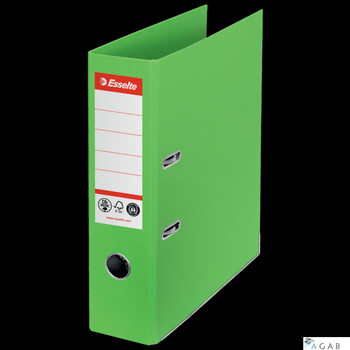 Segregator Esselte No.1 neutralny pod względem emisji CO2, A4, szer. 75 mm, zielony 627567