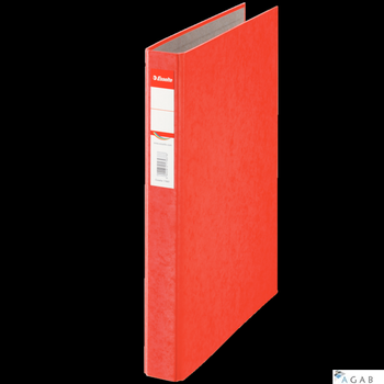 Segregator Esselte Rainbow A4 z 2 kółkami, grzbiet 42 mm, czerwony, , 17934