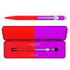 Długopis CARAN D'ACHE 849 Paul Smith Edycja 4, M, w pudełku, WarmRed / MelrosePink