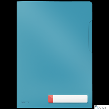 Folder A4 z kieszonką na etykietę Leitz Cosy, niebieska 47080061