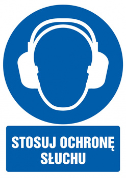 Znak TDC, Stosuj ochronę słuchu