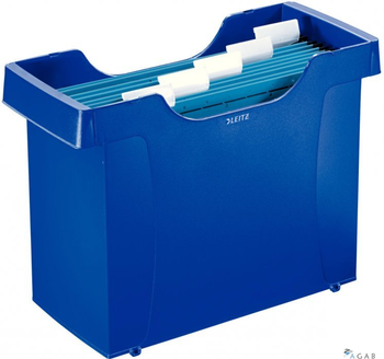 Kartoteka na teczki zawieszane Leitz Plus, niebieski, 19930335
