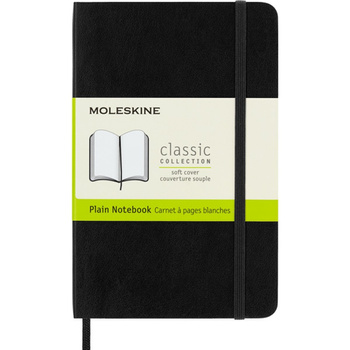 Notes MOLESKINE Classic P (9x14cm) gładki, miękka oprawa, 192 strony, czarny
