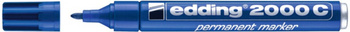 Marker permanentny e-2000c EDDING, 1,5-3mm, niebieski